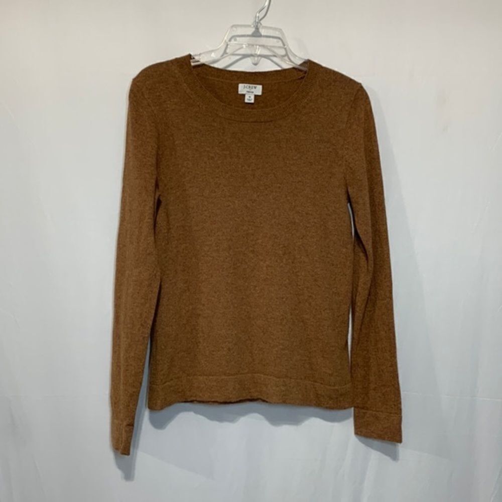 🟢3 for $20——J CREW factory Teddie wool blend scoop neck sweater women’s sz Small